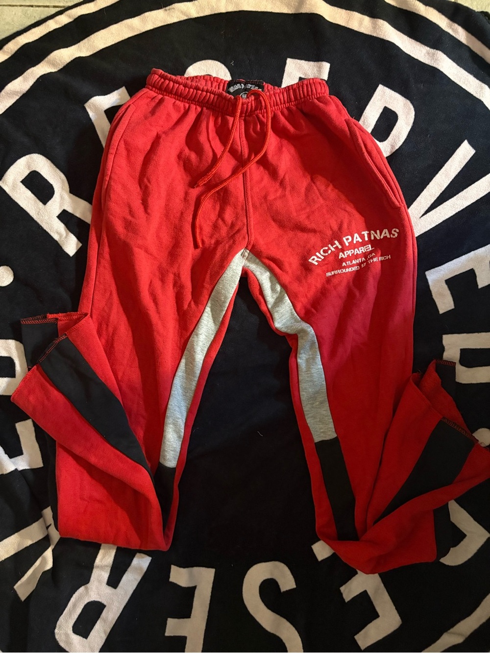 Kids Red Track Pants